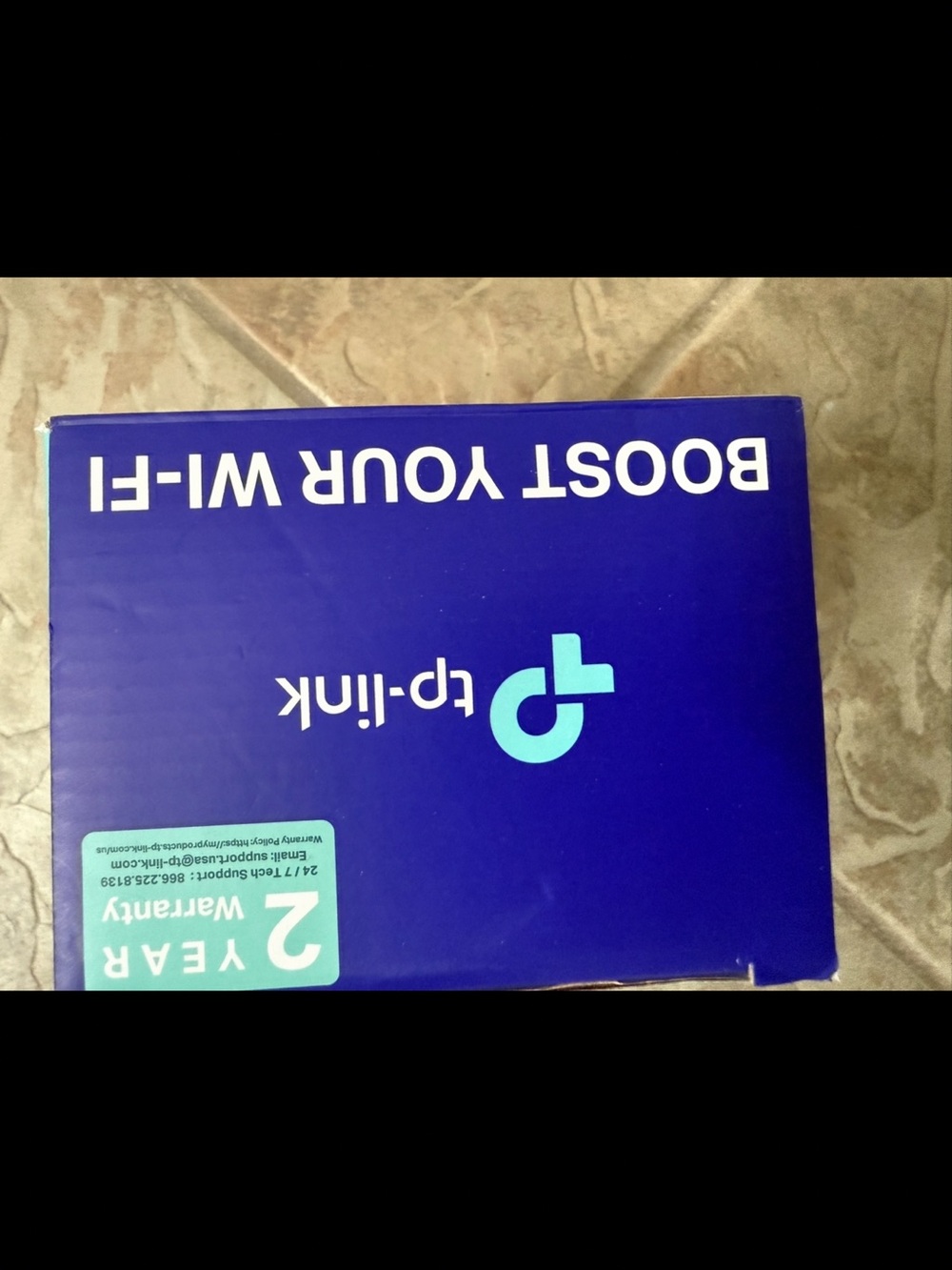 TP-Link Wi‑Fi Range Extender - Blue and Teal Branding
